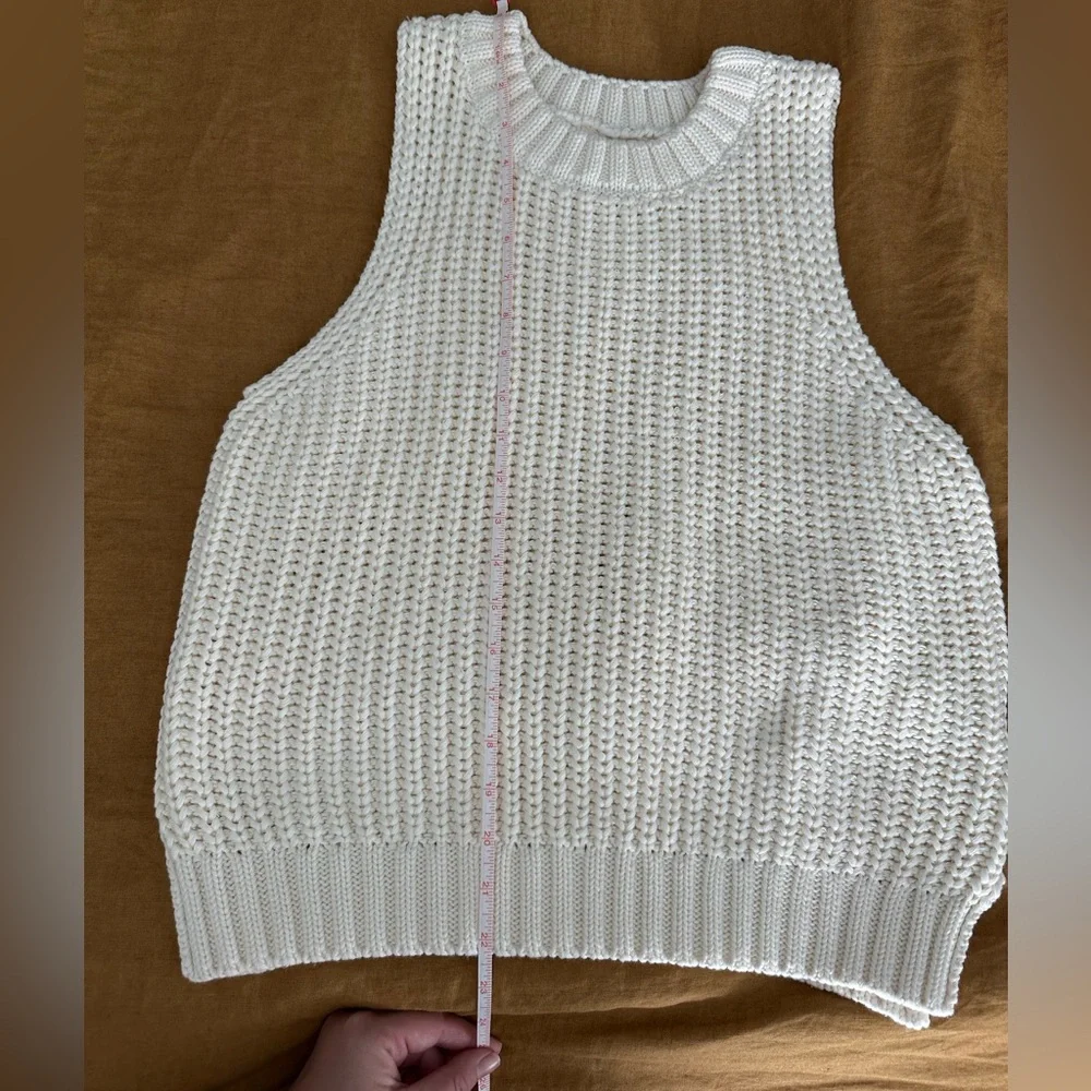 MAREA by Liz Joy Beach Vest Ivory M - Picture 5 of 7